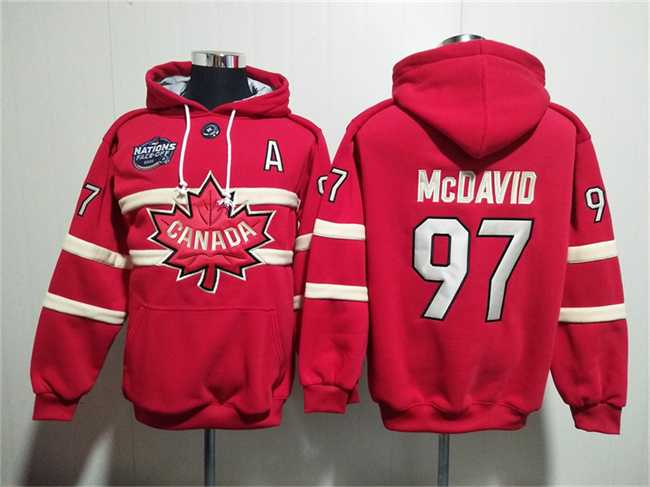 Men's Team Canada #97 Connor McDavid Red Ageless Must-Have Lace-Up Pullover Hoodie,We sell and wholesale Men's Team Canada #97 Connor McDavid Red Ageless Must-Have Lace-Up Pullover Hoodie on line form chian!